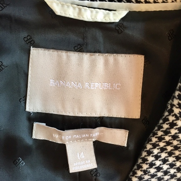 Banana Republic Blazer black and white - Picture 3 of 5